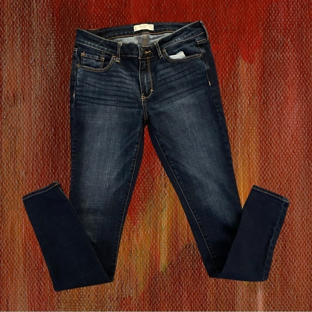 ABERCROMBIE & FITCH Women’s Mid Rise Skinny Jeans